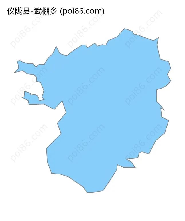 武棚乡边界地图