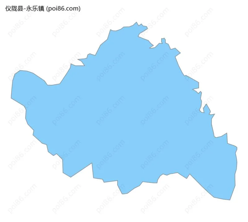 永乐镇边界地图