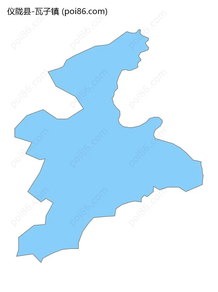 瓦子镇边界地图