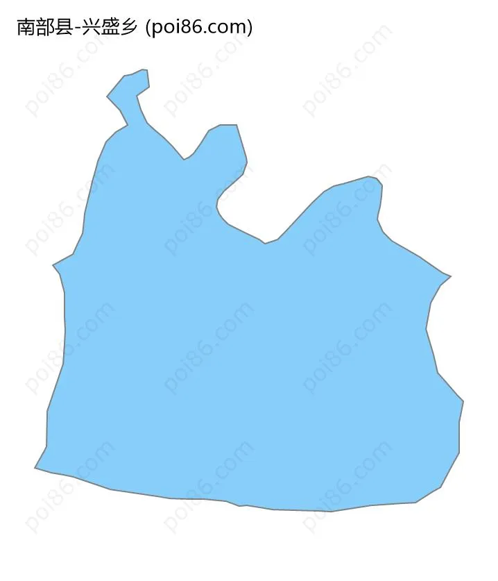 兴盛乡边界地图