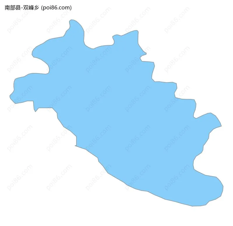 双峰乡边界地图