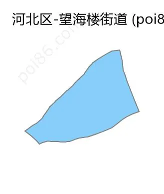望海楼街道边界地图