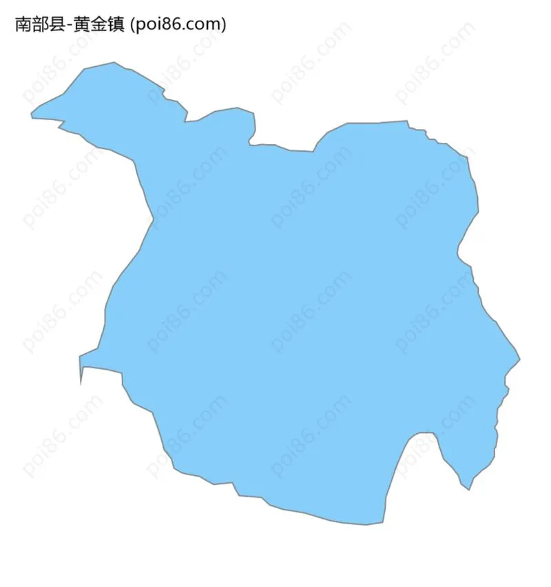 黄金镇边界地图