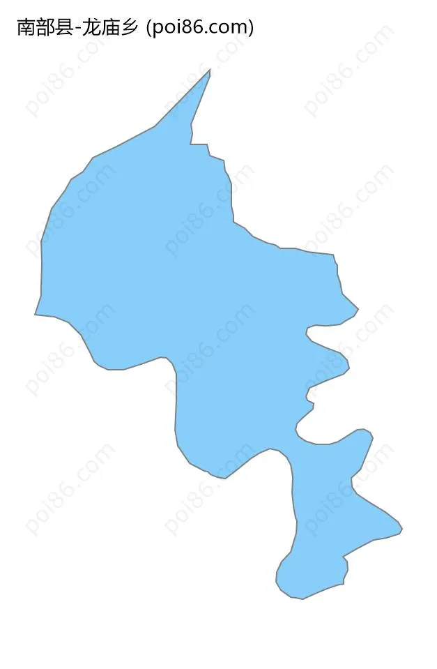 龙庙乡边界地图