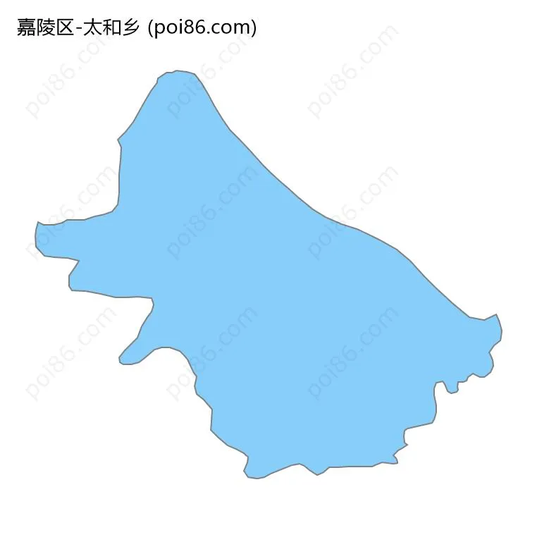 太和乡边界地图