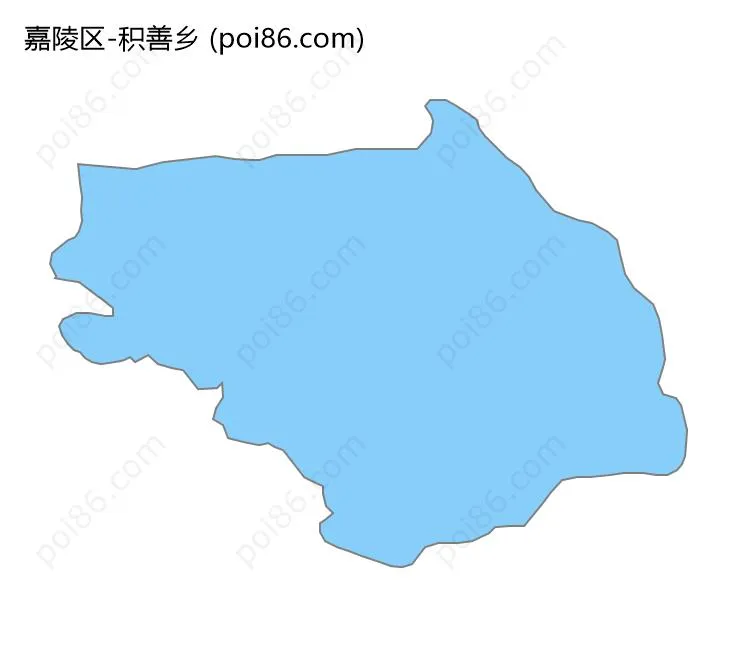 积善乡边界地图