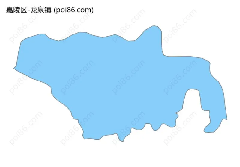 龙泉镇边界地图