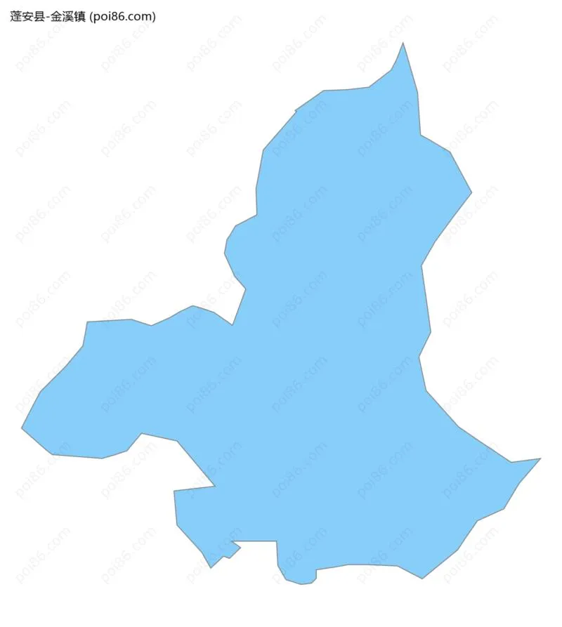 金溪镇边界地图