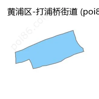 打浦桥街道边界地图