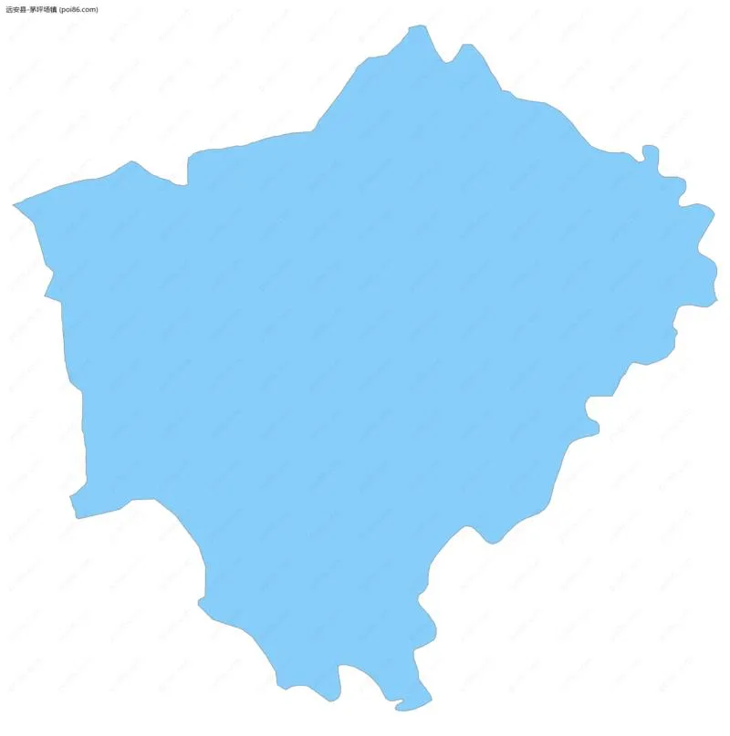 茅坪场镇边界地图