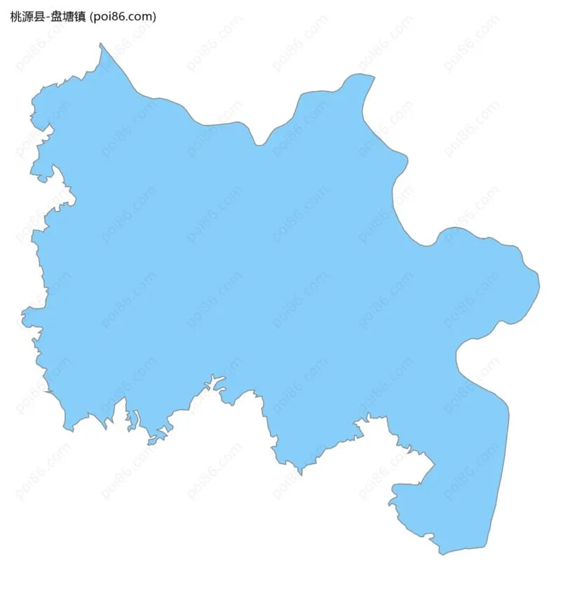 盘塘镇边界地图