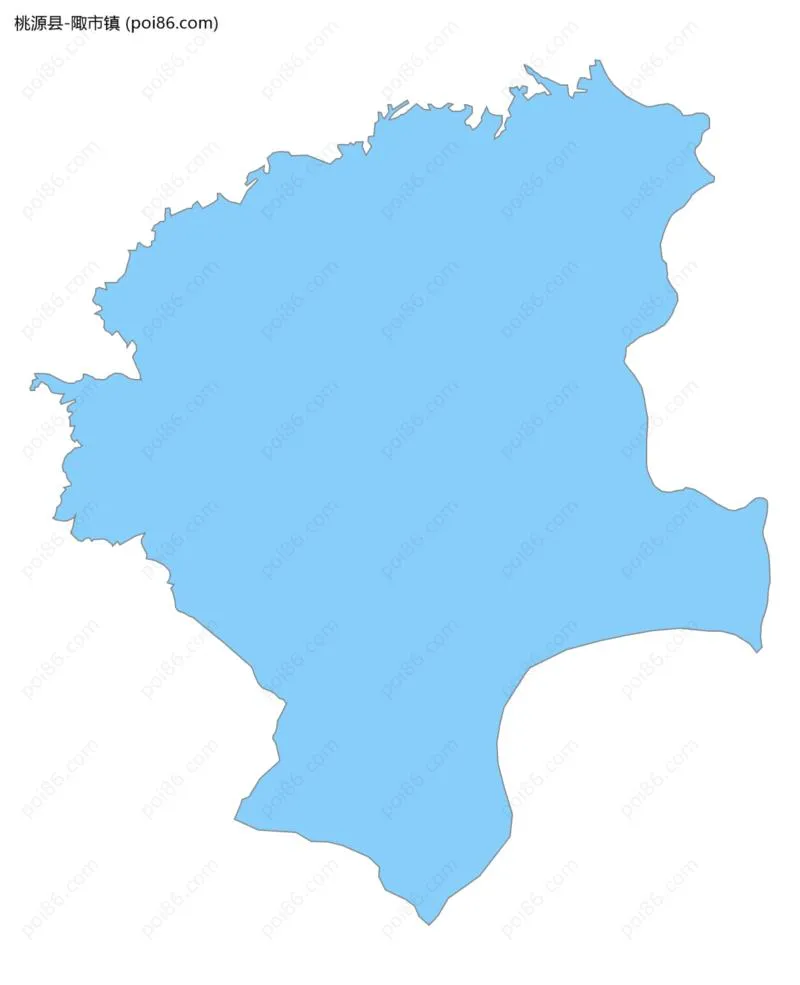 陬市镇边界地图