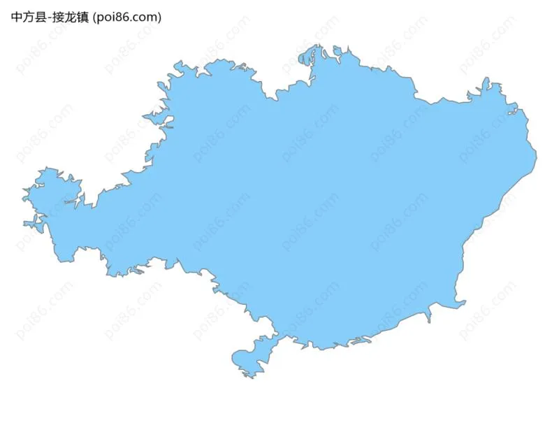 接龙镇边界地图