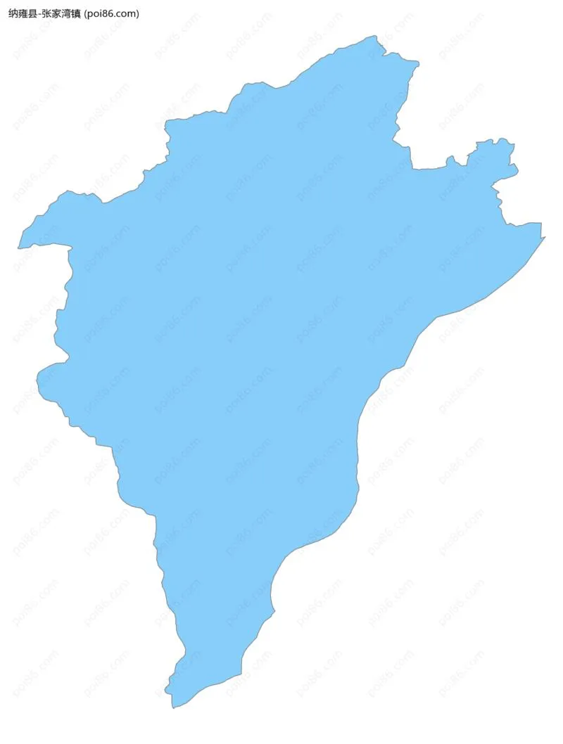 张家湾镇边界地图