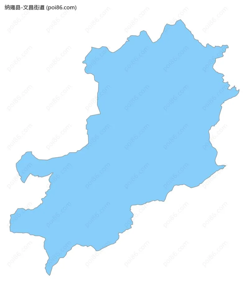 文昌街道边界地图