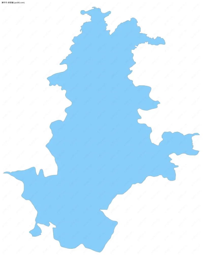 新桥镇边界地图