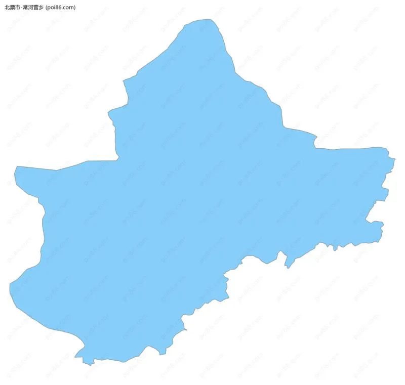 常河营乡边界地图