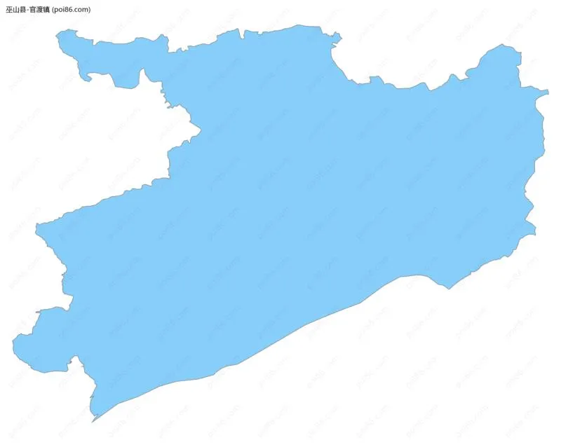 官渡镇边界地图