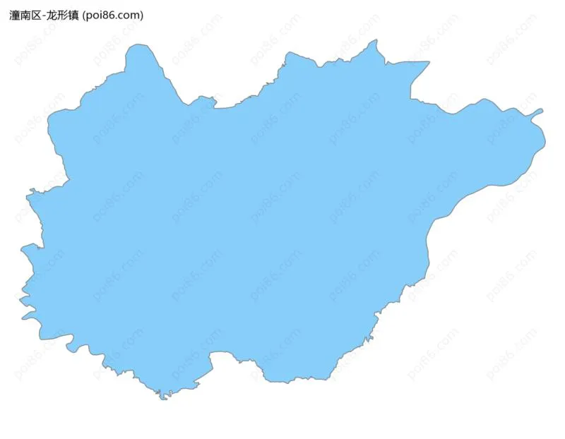 龙形镇边界地图