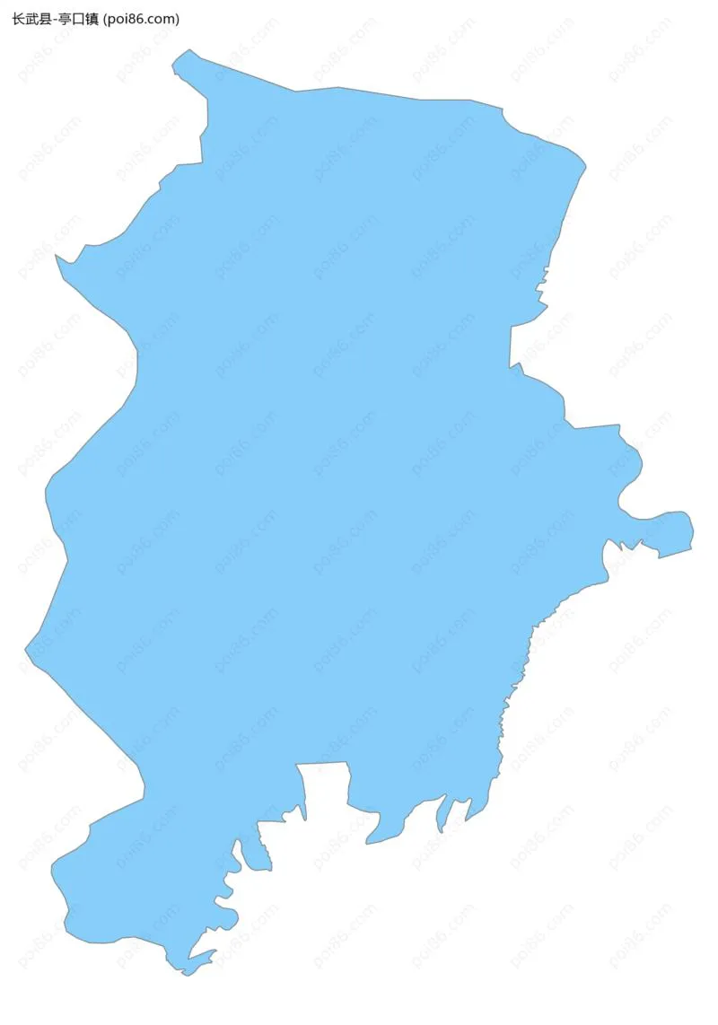 亭口镇边界地图