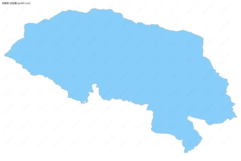 巡检镇边界地图