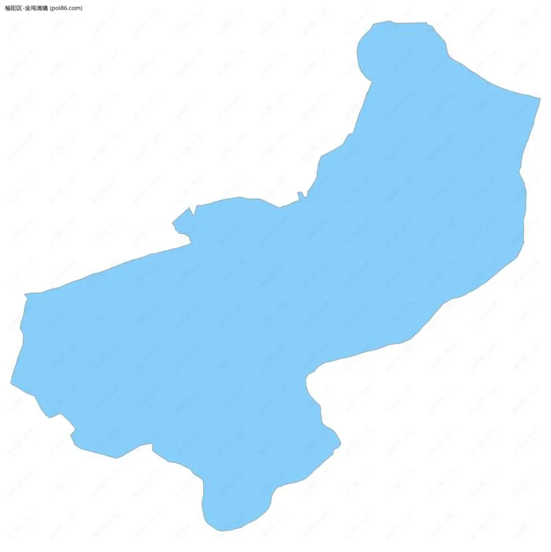 金鸡滩镇边界地图