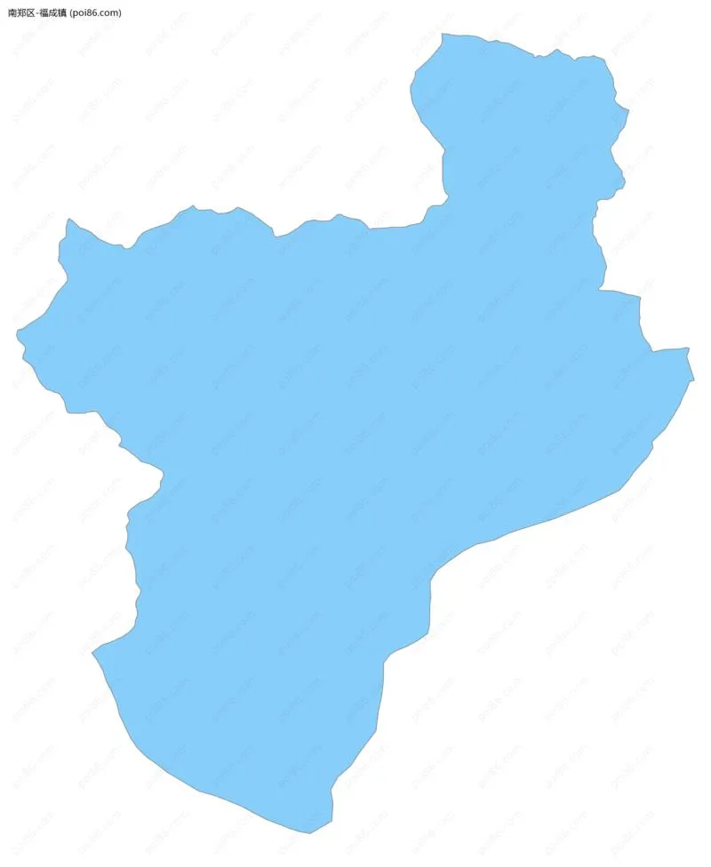 福成镇边界地图