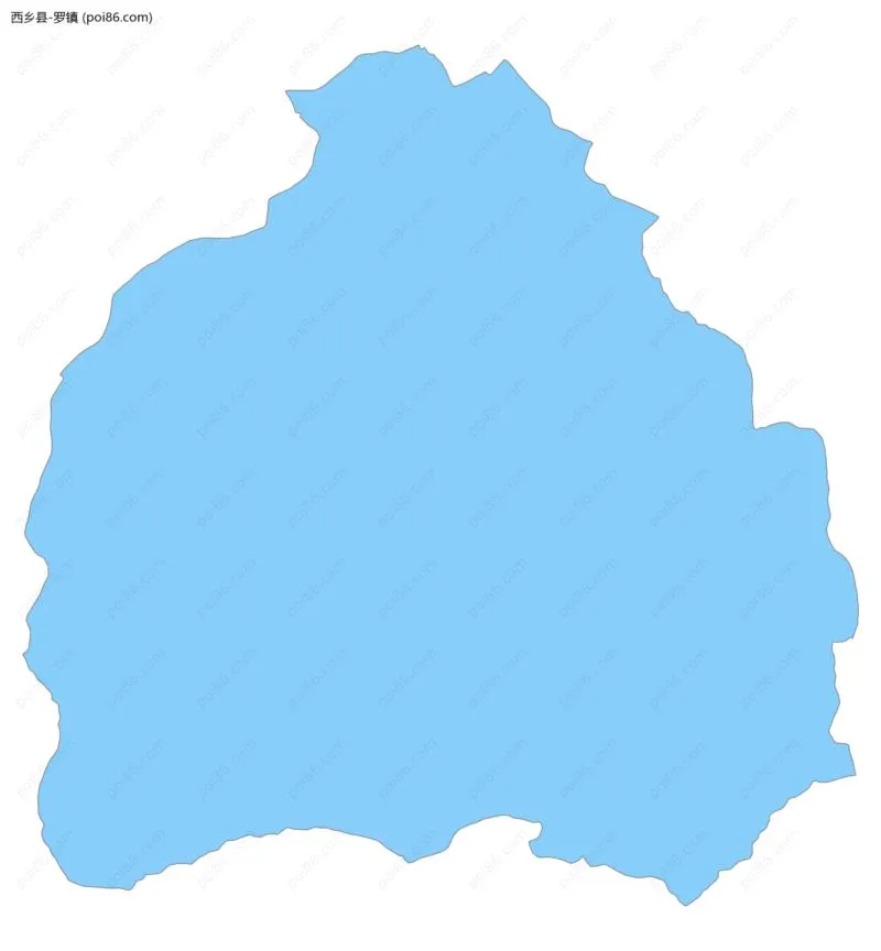 罗镇边界地图