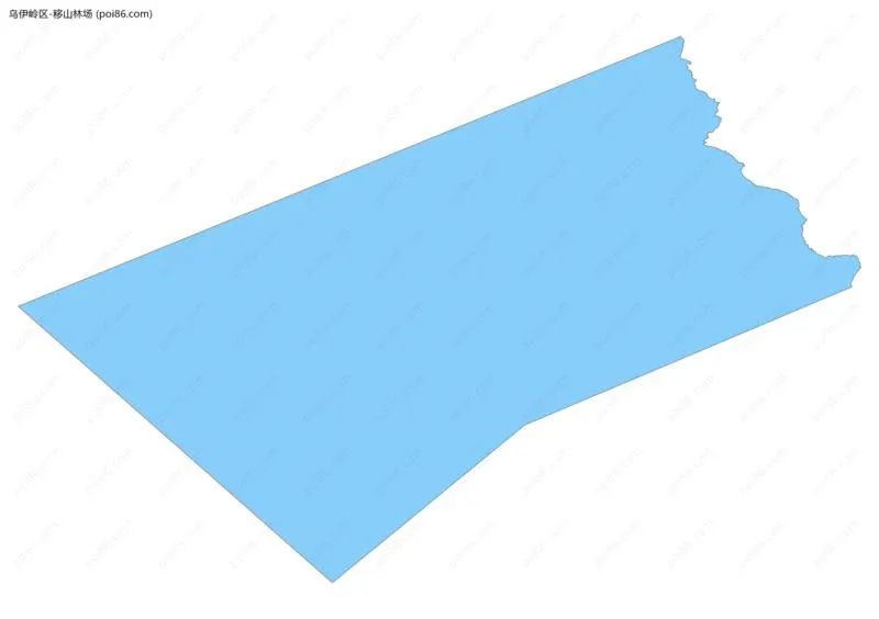 移山林场边界地图