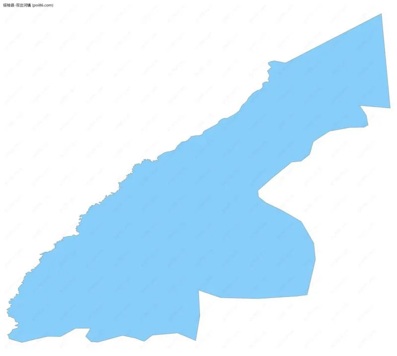 双岔河镇边界地图