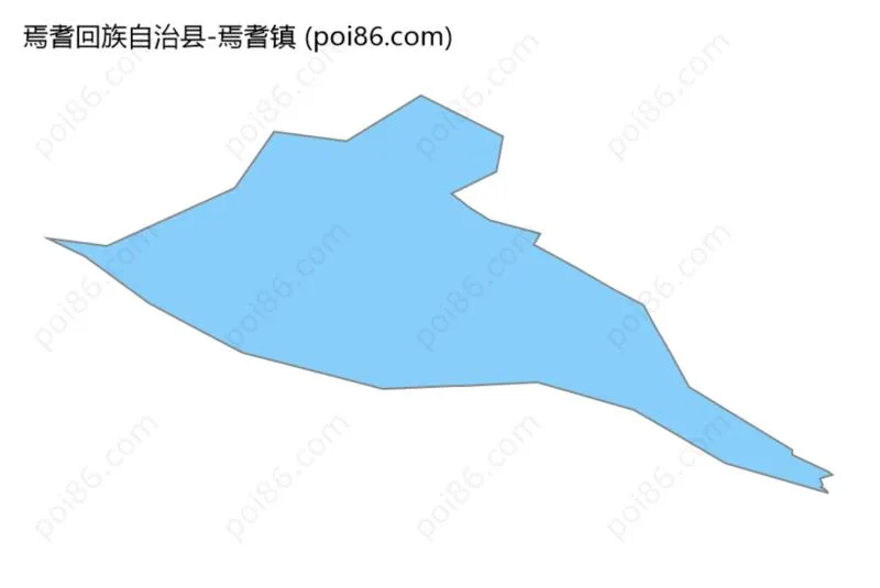 焉耆镇边界地图