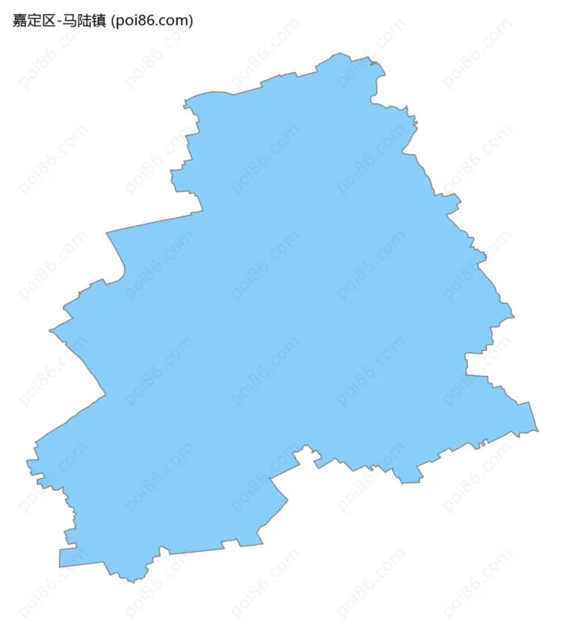 马陆镇边界地图