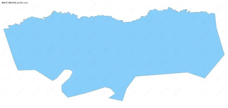 海伦农场边界地图