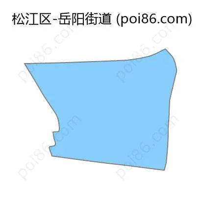 岳阳街道边界地图