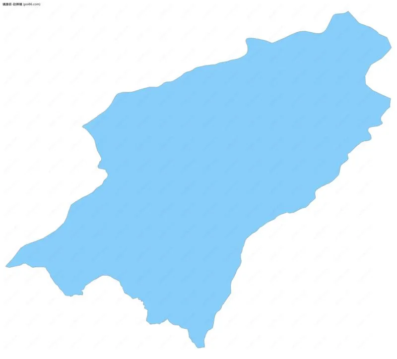 勐捧镇边界地图