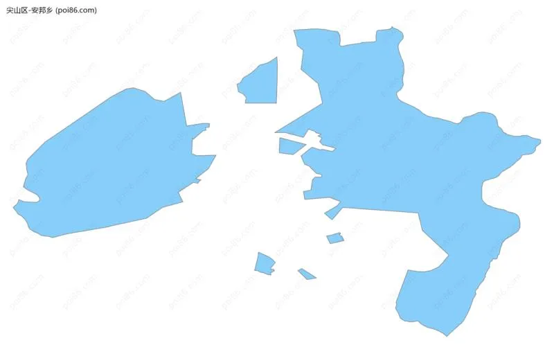 安邦乡边界地图