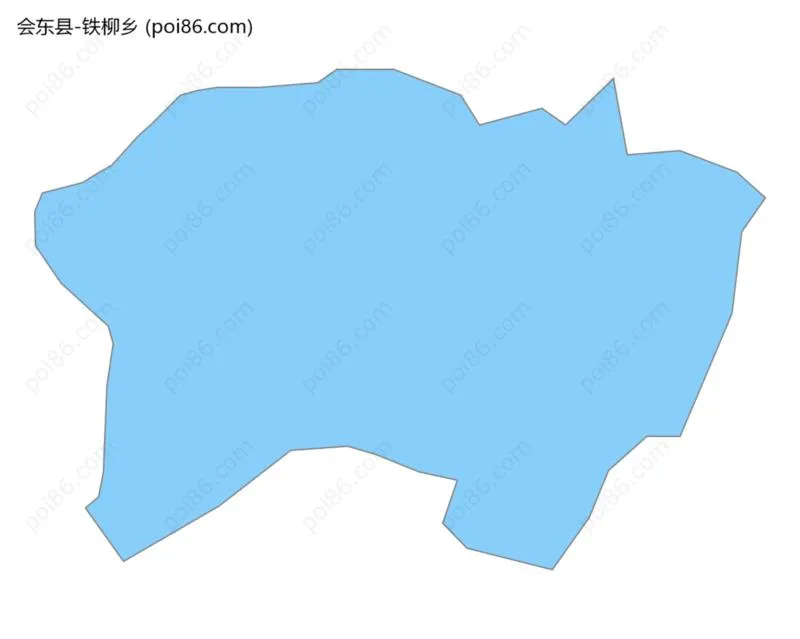 铁柳乡边界地图