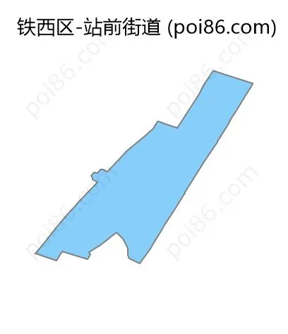 站前街道边界地图