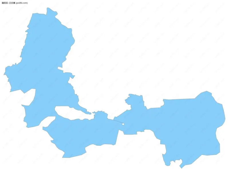 汉庄镇边界地图