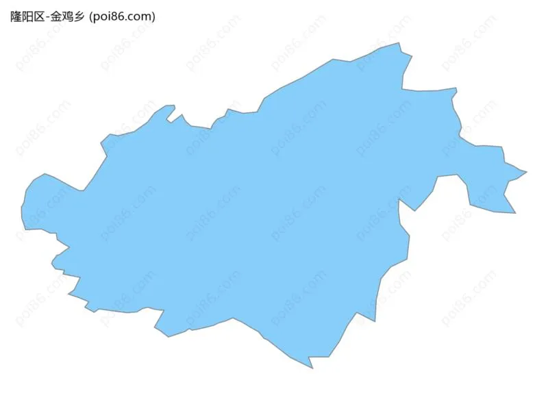 金鸡乡边界地图