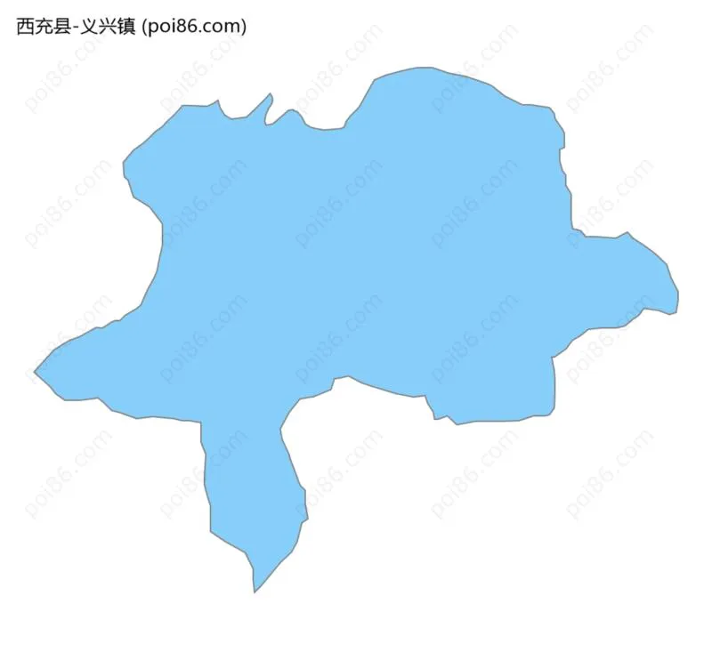 义兴镇边界地图