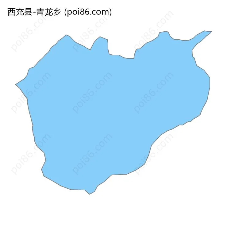 青龙乡边界地图