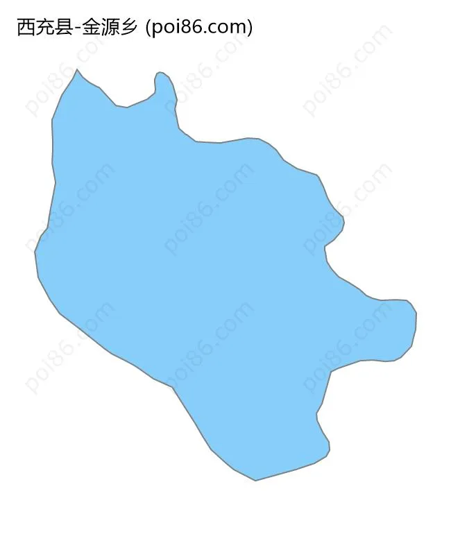 金源乡边界地图