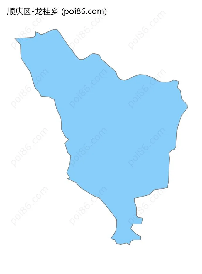 龙桂乡边界地图