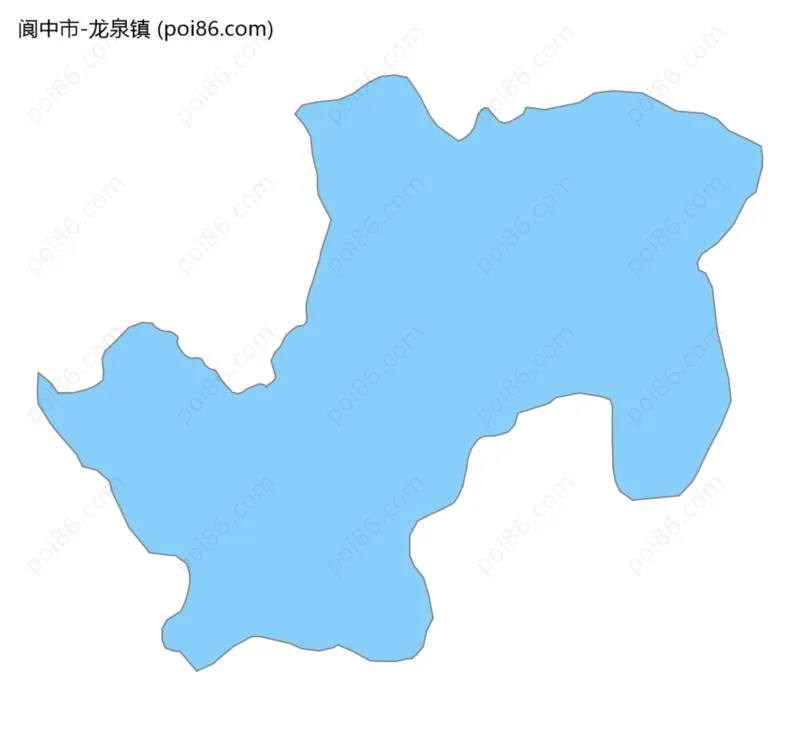 龙泉镇边界地图