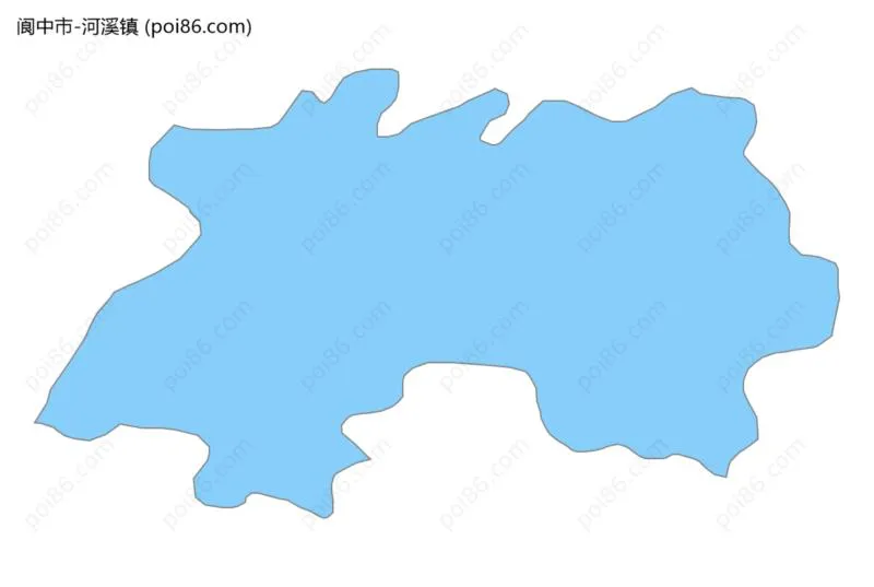 河溪镇边界地图