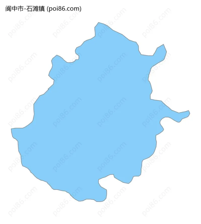 石滩镇边界地图