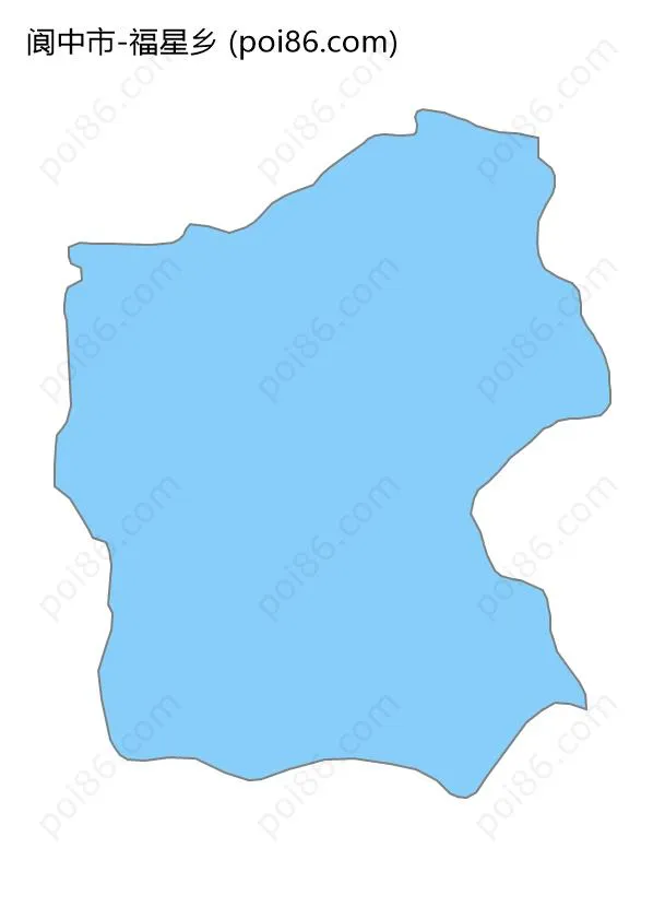 福星乡边界地图