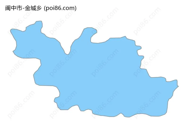 金城乡边界地图