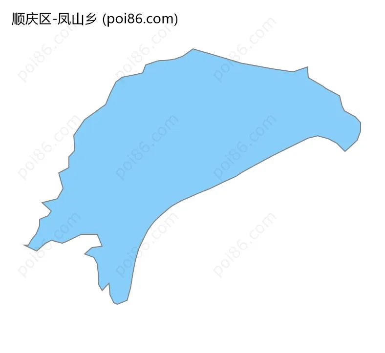 凤山乡边界地图